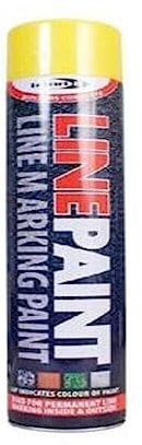 ARA CHOICE BOND IT Line Marker Paint Aerosol Marking Spray Car Park Road Field Warehouse New 750ml Quick Drying Resin Warehouse Floor (Yellow)