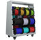 Wire Spool Rack with Wheel,6 Rods Ribbon Rack Thread Holder Cold-Rolled Steel Cable Storage Holder Wire Cable Dispenser for Electrical Industrial Retail Use 300lbs Capacity（A