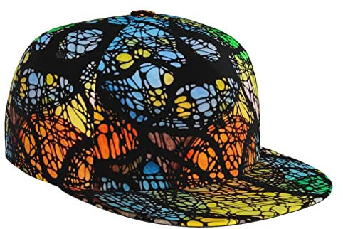 FJAUOQ Trippy Psychedelic Magic Baseball Cap Hüte Einstellbare Trucker Hut Outdoor Sonnenkappe für Männer Frauen Papa Hut, Trippy-07, One size