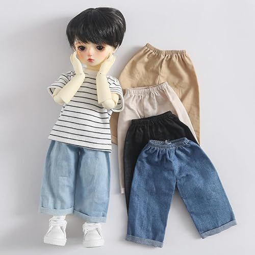 XiDonDon 30 cm/11,81 Zoll SD BJD Puppe Kleidung Lose Hosen für 1/6 BJD Puppe Zubehör Spielzeug Puppen Kleidung (Khaki)