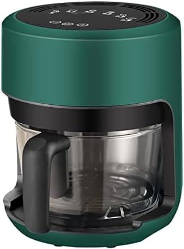 Friggitrice Ad Aria, Friggitrice Ad Aria Senza Olio Da 2,5 Litri, 6 Menu Preimpostati, Trasparente E Visibile, Tutto In Vetro Incorporato,Verde,Sensational421