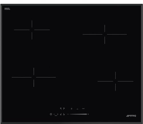 Electric ceramic hob with 4 heating zones from Smeg Universal - SE464TB
