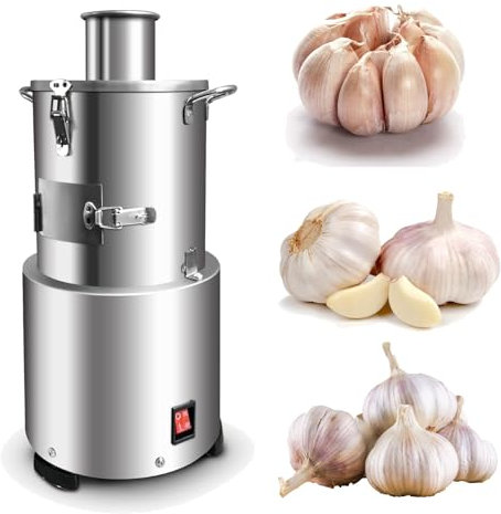 ZIXIAOS Garlic Peeling Peeler, Garlic Peeler Machine, Automatic Garlic Peeling Peeler Slicers Peel Stainless Steel Machine