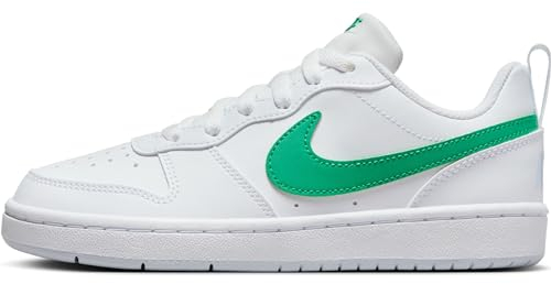 Nike Scarpe da ginnastica da ragazzo Court Borough Low Recraft (Gs), White Stadium Green Football Grey, 38 EU