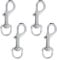 NQEUEPN 4pcs Flag Clips for Flagpole, Zinc Alloy Flag Pole Clips Lobster Claw Clasp Flagpole Clips Heavy Duty Multifunctional Swivel Snap Hooks for Flagpole Boat Rope