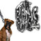 Lumiscent Kettenhundeleinen, Kettenleinen für große Hunde - 2M/6,56 Ft große Hundese -Welpenkette - Funny Puppy House Lines Hundeleinen, stoßdämpfende Hundeleine für große, mittelgroße und kleine