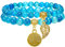 Bivei 7 Chakra Armband Echte Steine, Edelstein Armband Damen,Kristall Naturstein Yoga (Blauer Drachenader Achat)
