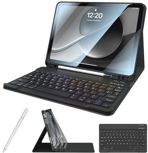 Custodia per iPad di 10a generazione con tastiera con portamatite e disco magnetico penna stilo universale da 11,9 pollici wireless staccabile Folio Keyboard Cover per nuovo iPad 10a generazione 2022