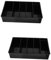 SEWACC 2st Kasse Paletten Handy Halter Tischdeckenklammern Halterung Kleiderboxen Aufbewahrung Aufbewahrungskorb Ticket- Bargeldhalter Plastik Black