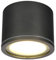 EDO Aufbauspot IP54 Deckenspot Matt Schwarz Flach & Rund - Ø90*60mm Deckenleuchte mit 6W LED GX53 230V Warmweiß 3000K, Aufbauleuchte für Bad Badezimmer Wasserfest, Aufbaustrahler Aluminium