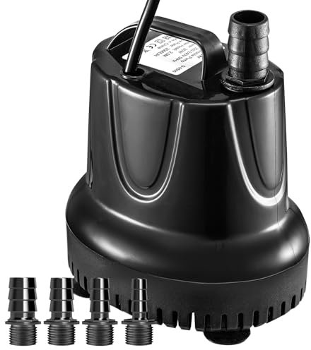 GROWNEER Submersible Water Pumps 30W 2500L/H, Ultra Quiet Aquarium Water Feature Pump for Pond, Fountain, Fish Tank, Statuary and Hydroponic Pump Lift 2m