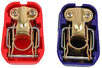 TINEASUR 1paar Praktische Batterieanschlüsse Für Autobatterien Schnelle Verbindung Für Verschiedene Fahrzeuge Langlebig Und