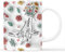 Personal Chic Personalised Mummy and Kids Holding Hands Flowers Mug - Personalised Mothers Day Gifts, Mum Gifts, Grandma Gift, Mummy Tea Cup, Grandma Cup, Mum Mug (Model #3)