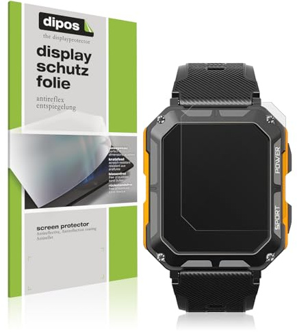 dipos I 6x Protector de pantalla mate compatible con Stahlgear Thor pelicula protectora