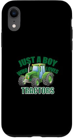 Farmer Farming Traktor Driver Just A Boy Who Loves Traktoren Hülle für iPhone XR