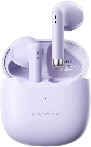 Wireless Earbuds For Honor 90 400 200 50 70/Pro Lite Smart/X7c X6b X8a X7a X6a X7b X6 X7 X8 Magic6, (BT030) Bluetooth 5.3 Earbuds Microphone Charging Case, Pop-ups Auto Pairing Headset (PURPLE)