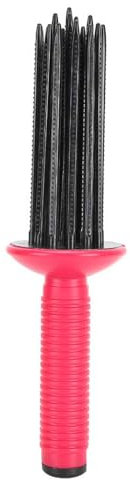 Pettine Arricciacapelli, Spazzola Arricciacapelli, Spazzola Asciugacapelli, Pettine Soffice Da Donna, Ferro Da Stiro Magico per Asciugacapelli, Tecnologia Avanzata Anti-Groviglio, 24,5cm