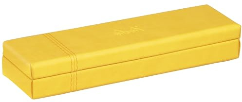 Rhodia 319786C Stiftebox 21x5,5x3cm Kunstleder Gelb