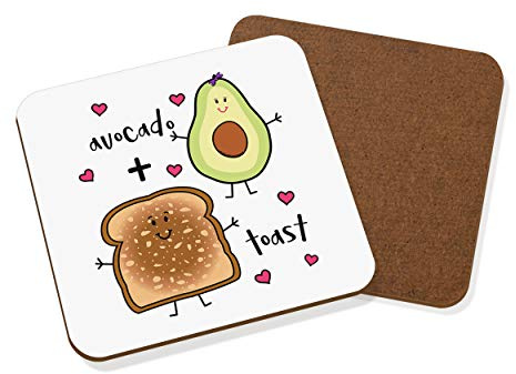 Gift Base® Avocado Plus Toast Untersetzer Getränke-unterlage