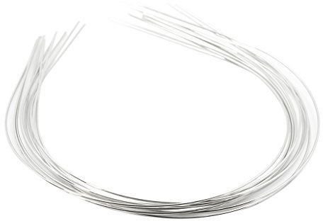Baoblaze 10x Metall Stirnbänder Basis, Edelstahl Blanko Stirnband, Einfarbige Glatte Metallbasis, Stainless Steel Hair Hoop, Haarbänder Verschlüsse, DIY Harrschmuck für Damen, Mädchen
