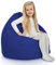Italpouf Kindersitzsack L, Sitzkissen, Indoor & Outdoor, Sitzsack Sessel für Kinder, EPS Perlen Füllung, Abnehmbarer Bezug, Wasserdicht, Zertifiziert, Dunkelblau