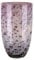 GILDE GLAS art Standvase - Vase Glas groß - Vase marmoroptik Altrosa - H 29 cm