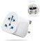 World To UK Travel Adapter (2 Pack) | 2 x Universal Travel Adaptor With 10A Fuse | Accepts US, Europe, Australia, China Plugs For Use in UK | MyTravelPal® Type G Adapter