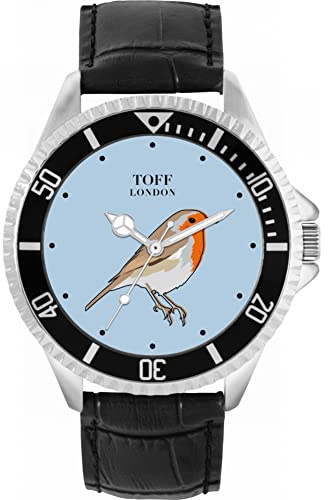Toff London Robin-Vogel-Uhr