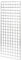 Full Chrome Super Heavy Duty Grid Mesh Wall Mesh Display Wall Panel Retail Shop Display-5ft High x 2ft Wide-1 Panel