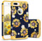 Fingic for iPhone 8 Plus Phone Case,iPhone 7 Plus Case,iPhone 8 Plus Case Sunflower Hard PC Soft Silicone Rugged Bumper 2 in 1 Hybrid Protection Shockproof Anti-Scratch i Phone 7 PluS case for Women
