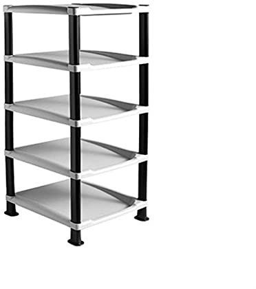 Schuhregal Schuhaufbewahrung Multi-Layer einfacher Schuhschrank DIY. Zusammengebaute platzsparende Schuh-Organizer-Regal-Heimwohnheim-Speicher-Schrank staubdichter Schuhe-Rack für Wohnzimmer, Ankleide