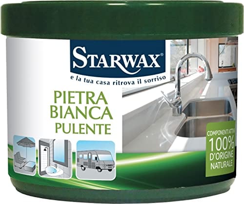 STARWAX Soluvert - Pietra bianca detergente multi superfici - Prodotto di pulizia multiuso - Profumo senza allergeni - 100 % di materia attiva di origine naturale - Prodotto in Francia - 375 g