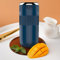 WRTN Refroidisseur De Tasse USB, Refroidisseur De Bouteille Électronique De 380 ML Portable Mini Réfrigération Rapide Refroidisseur De Tasse pour Voyageur Road Tripper À L'extérieur(Blue)