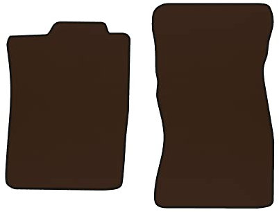 F-CORE Fußmatten - vordere Autos für Volkswagen Corrado 08.87-12.95 Coupe BRAUN