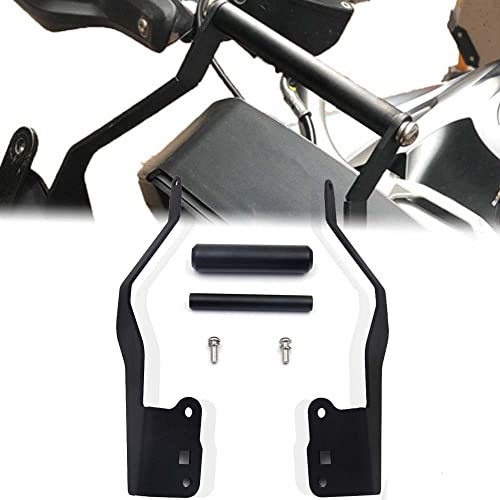 Aveko Soporte del teléfono de la motocicleta para F750GS F850GS 2018 2019 2020, Soporte del Teléfono Móvil de la Placa del Soporte Placa GPS Soporte (A-B)