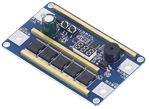 Z99 Spot Welder Circuit Board Set 12V DC 3 Digit Digital Display Mini DIY Circuit Board Welding Device for 18650 26650 32650 Lipo Battery Welding