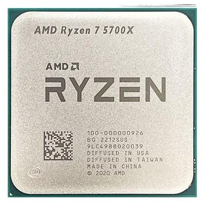 LANCHY Processeur de Bureau AMD Ryzen 7 5700X 8 cœurs 16 Fils 3,4 GHz 32M 65W Socket AM4