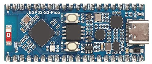 Cosiki Microcontrolador ESP32 S3, Procesador de Doble Núcleo 512KB SRAM 384KB ROM 240MHz Placa de Desarrollo de Módulo WiFi