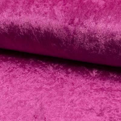 Pannesamt Meterware | 1 Meter | 26 Farben | Brilliant Samt | 145 cm breit | Stoff | Velour (Pink)