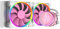ID-COOLING FROST/PINK/ZOOM/AURAFLOW240/360 white CPU water cooling 120 heat dissipation (Color : PINKFLOW 240 ARGB)