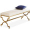 CUNTO Langer Hocker, Schuhwechselbank, Sofa, Bett, Endhocker, Badezimmer, Fitnessstudio, Umkleideraum, Restaurant, Einkaufszentrum, Bekleidungsgeschäft, Ruhe, Lange Bank (Größe: 100 x 35 x 45 cm)