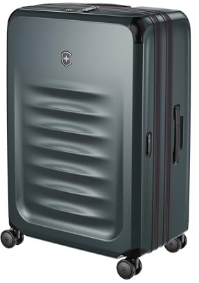 Victorinox Spectra 3.0 Expandable Large Case, Reisekoffer Groß, Trolley mit 4 Rollen, 32 x 51 x 75 cm, 103-143 l, Erweiterbar, Grau/Grün