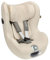 UKJE Schutzabdeckung kompatibel mit Cybex Sirona Z und Sirona T i-size - Autositzbezüge für Kinder - Autositzbezug für Kinder (Beige Wafel)