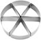 Cake Divider Cake 6 Equal Slicer Stainless Steel Baking Slicer Round Cutting Mold Equal Portion Cutter for Thousand-layer Mousse Cake