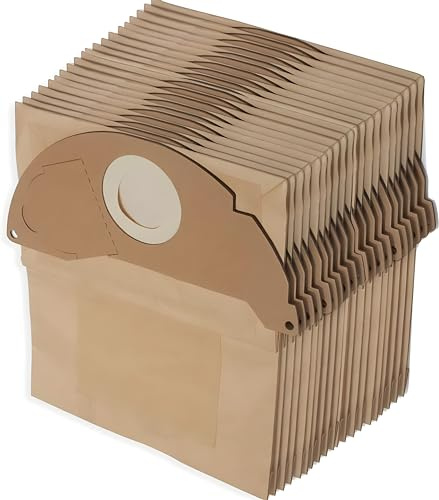TotalReplace 20x Staubbeutel kompatibel mit Kärcher WD2250 A2004 A2054 MV2 WD2 6.904-322.0 - Staubsaugerbeutel