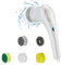 Brosse Nettoyage électrique, épurateur de Vaisselle Kit Nettoyage Automatique sans Fil avec 5 Têtes Remplaçables Différentes pour Salle de Cuisine Bain Carrelage