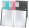A4 Display Folder,60 Pockets A4 Display Folders, Display Book Folder with Plastic Sleeves and Safety Rope Presentation Folders Document Project Folders for School and Offices (Black)
