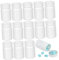 Healeved 120 Stk Medizinflasche Pillendose travel pill box pharmacy box medikamentenkoffer Medikamentenflasche Geldbeutel für Wasserflaschen behälter Mini-Tabletten Pillenhalter Sport Weiß
