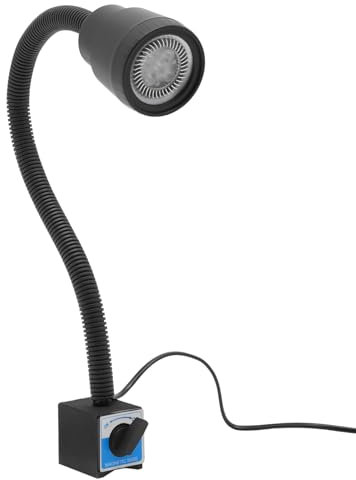 Led Magnetische Arbeitsleuchte, Magnetische/Fixed Base CNC Maschinenlampe, LED Arbeitsleuchte Flexibel Arm Licht Nähmaschine Drehbank Fräsen Bohrmaschine Industrielle Beleuchtung (Magnetic Base)