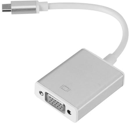 Nicear USB C Zu VGA Umwandler Stecker Buchse Verbinder Funktioniert Mit iPhone 16 15 Serie MacBook iPad Pro IMac Dell XPS